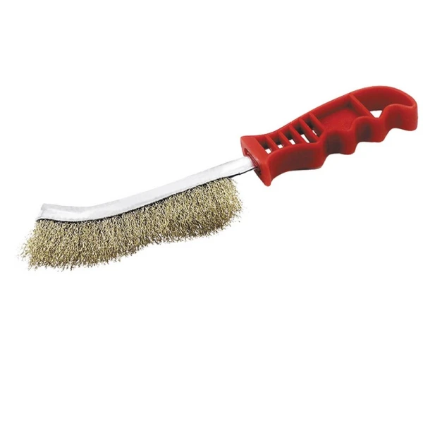 Щітка дротова MASTERTOOL із пластиковою ручкою 14-5523