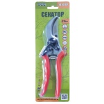Секатор садовий MASTERTOOL 215 мм ручки AL+PVC знімне лезо НЕРЖ 14-6110 - Зображення 2