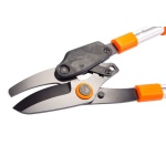 Сучкоріз MASTERTOOL з храповим механізмом телескопічні ручки 700-1030 мм тефлон AL ручки ковадло 14-6126 - Зображення 3