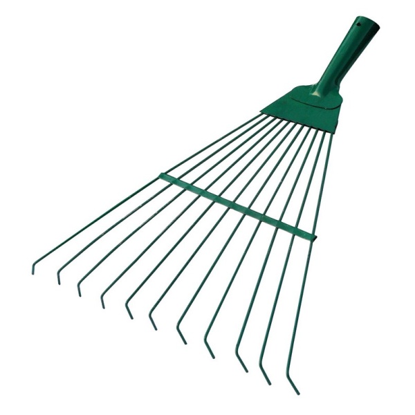 Граблі віялові MASTERTOOL дротові 11 зубів 470х420 мм 14-6207