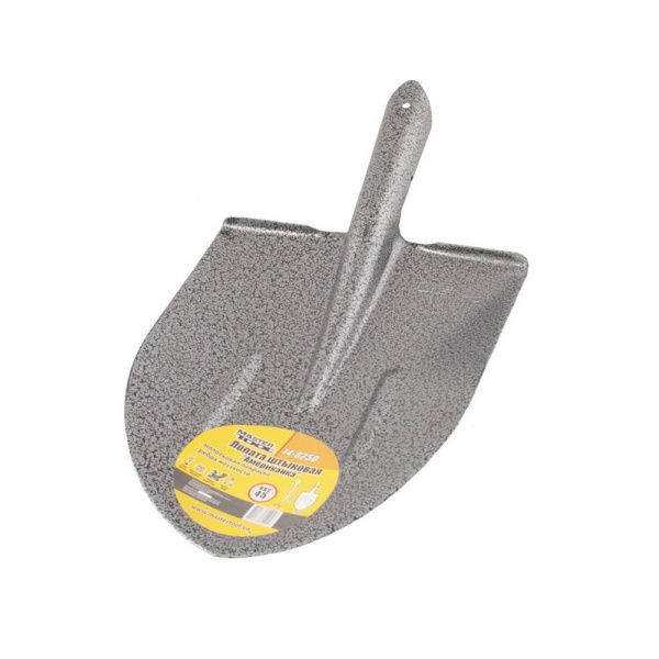 Лопата штикова MASTERTOOL "Американка" 240х290х425 мм молоткове фарбування 0.9 кг 14-6250