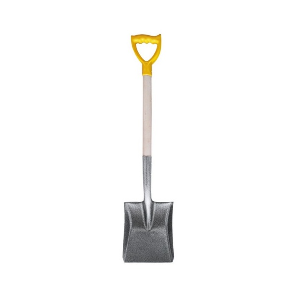 Лопата совкова MASTERTOOL з держаком та ручкою 225х275х490 мм 1200 мм молоткове фарбування 14-6269