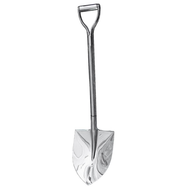 Лопата штикова MASTERTOOL із нержавіючої сталі з ручкою 242х290 мм 970 мм 14-6274