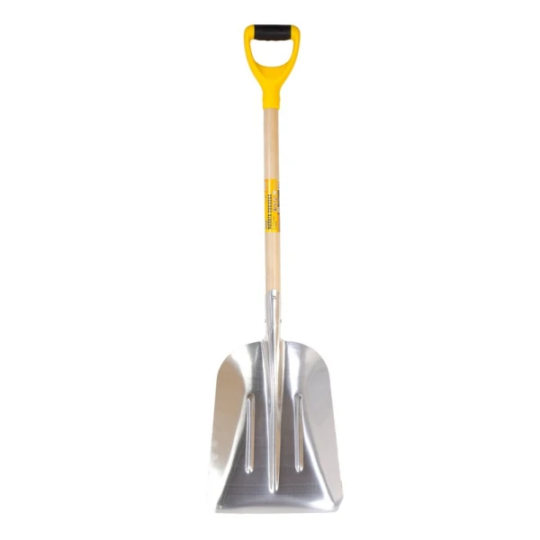 Лопата совкова MASTERTOOL (сніг/зерно) з алюмінію з ручкою 280х380х500 мм 1100 мм 14-6279