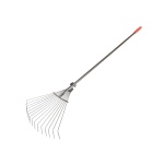 Граблі віялові розсувні дротові MASTERTOOL з ручкою фарбовані 14-6296