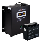 Комплект резервного живлення для котла LP (LogicPower) ДБЖ + AGM батарея (UPS A500 + АКБ AGM 220W) - Зображення 3