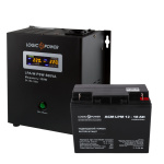 Комплект резервного живлення для котла LP (LogicPower) ДБЖ + AGM батарея (UPS A500 + АКБ AGM 235W) - Зображення 4