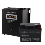 Комплект резервного живлення для котла LP (LogicPower) ДБЖ + AGM батарея (UPS A500 + АКБ AGM 235W) - Зображення 4