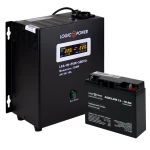 Комплект резервного живлення для котла LP (LogicPower) ДБЖ + AGM батарея (UPS A500 + АКБ AGM 235W) - Зображення 3