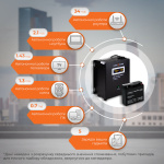 Комплект резервного живлення для котла LP (LogicPower) ДБЖ + AGM батарея (UPS A500 + АКБ AGM 235W) - Зображення 2