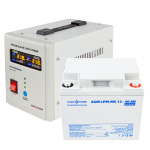 Комплект резервного живлення для котла LP (LogicPower) ДБЖ + мультигелева батарея (UPS 500 + АКБ MG 520W) - Зображення 4