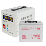 Комплект резервного живлення для котла LP (LogicPower) ДБЖ + гелева батарея (UPS 500 + АКБ GL 520W) - Зображення 4