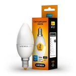 Світлодіодна лампа LED VIDEX C37e 5W E14 3000K 220V (VL-C37e-05143) - Зображення 2