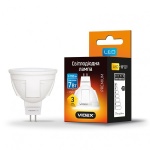 LED лампа VIDEX MR16 7W GU5.3 4100K 220V (VL-MR16-07534) - Зображення 2