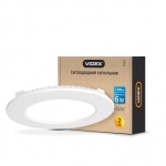 LED світильник вбудований круглий VIDEX 6W 5000K 220V (VL-DLR-065) - Зображення 2