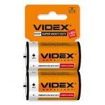 Батарейка сольова Videx R2OP/D 2pcs SHRINK CARD (24/288) (R2OP/D 2pcs SB) - Зображення 2