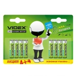 Батарейка лужна Videx LR03/AAA 8pcs BLISTER CARD (80/640) (LR03/AAA 8pcs BC) - Зображення 2