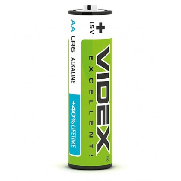 Батарейка лужна Videx LR6/AA 8pcs BLISTER CARD (80/640) (LR6/AA 8pcs BC)