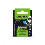 Батарейка лужна Videx А23/Е23А 1pc BLISTER CARD (12/240) (А23/Е23А 1B)