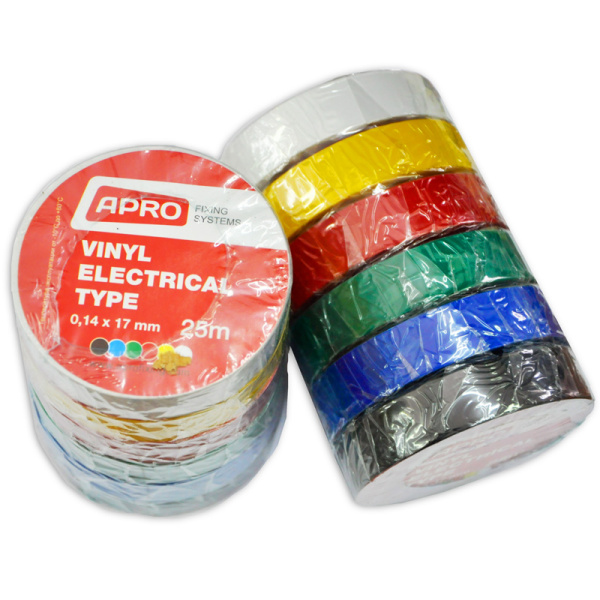 Iзоляцiйна стрiчка Apro набiр 0,14мм*17мм*10м  (APRO, Туреччина)