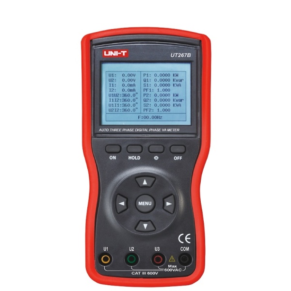 Цифрові 3-фазні струмовимірювальні кліщі UNI-T UTM 1267B (267B)