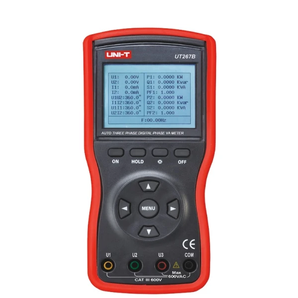 Цифрові 3-фазні струмовимірювальні кліщі UNI-T UTM 1267B (267B)