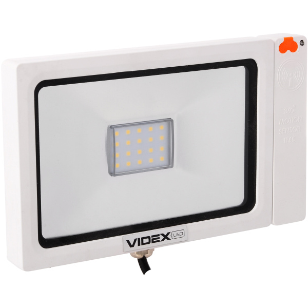 LED прожектор VIDEX Slim Sensor 20W 5000K 220V White (VL-FS205-20W-S)