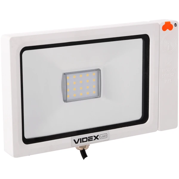 LED прожектор VIDEX Slim Sensor 20W 5000K 220V White (VL-FS205-20W-S)