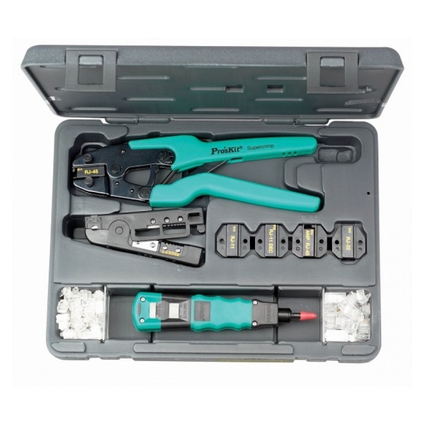 Набір інструментів Pro'sKit 1PK-935 для роботи з витою парою