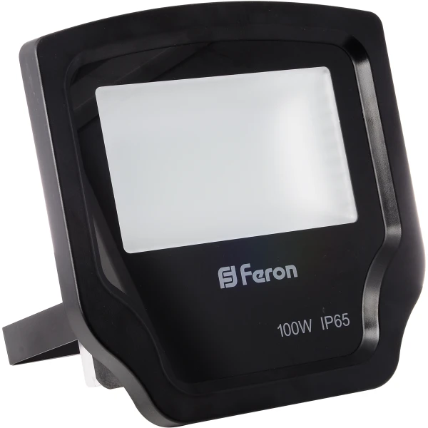 Світлодіодний прожектор Feron LL-471 192LEDS 100W білий 6400K 230V (307*315*95mm) Чорний IP 65 (5296)