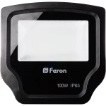 Світлодіодний прожектор Feron LL-471 192LEDS 100W білий 6400K 230V (307*315*95mm) Чорний IP 65 (5296) - Зображення 2