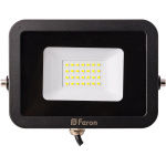 Світлодіодний прожектор Feron LL-853 30W 6400K 230V (184*165*28mm) Чорний IP 65 (5512) - Зображення 2