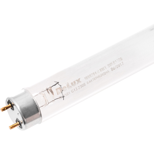 Лампа люм.сп. DELUX T8 15W G13 бактериц (Boric Germicidal)