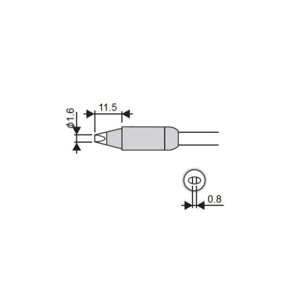 Паяльне жало Goot RX-85HSRT-1.6D