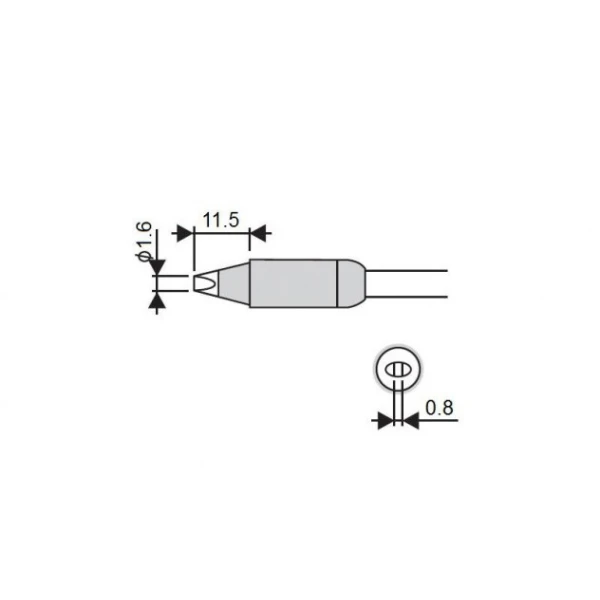 Паяльне жало Goot RX-85HSRT-1.6D