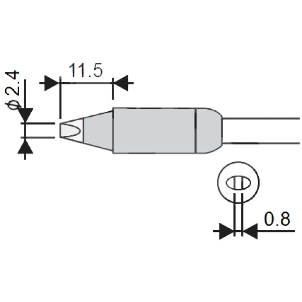 Паяльне жало Goot RX-85HSRT-2.4D