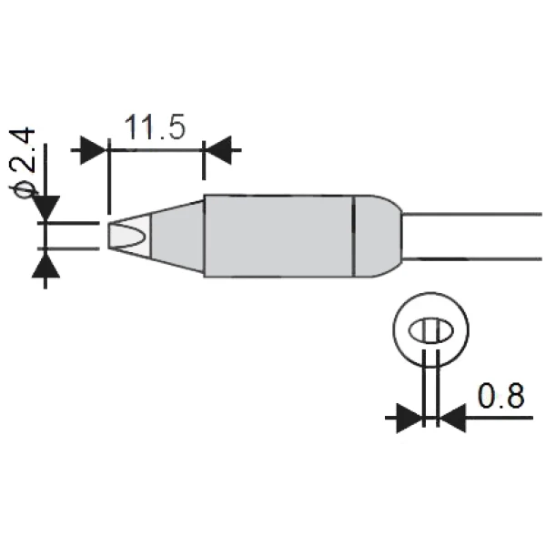 Паяльне жало Goot RX-85HSRT-2.4D