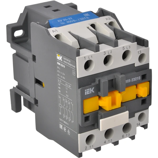 Контактор КМІ-23210 32А 380В/АС3 1з (АЛЕ) IEK (KKM21-032-400-10)