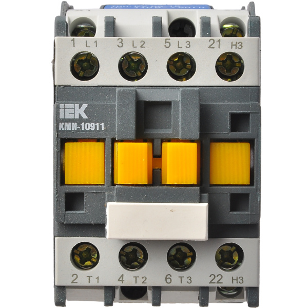 Контактор КМІ-10911 9А 110В/АС3 1р (НЗ) IEK (KKM11-009-110-01)