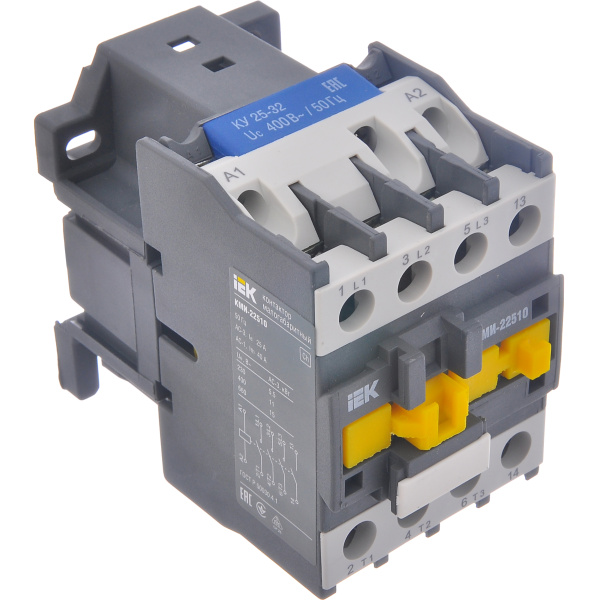 Контактор КМІ-22510 25А 380В/АС3 1з (АЛЕ) IEK (KKM21-025-400-10)
