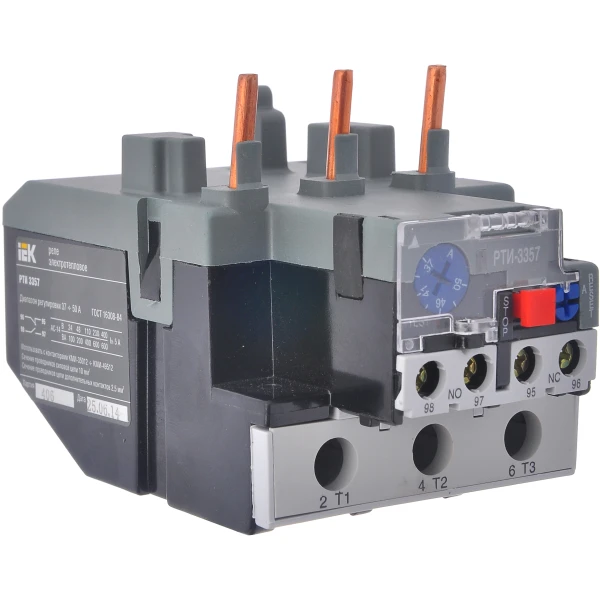 Реле РТІ-3357 електротеплове 37-50А IEK (DRT30-0037-0050)