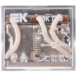 Реле РЕК77/3 (LY3) 10А 12В АC IEK (RRP10-3-10-012A) - Зображення 2