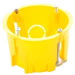 Коробка d 68 мм гіпс із метал. лапками (50 шт) КОВА