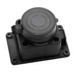 Колодка одинарна ERKA 6001 із заглушкою 1х16 (каучук) (360103)