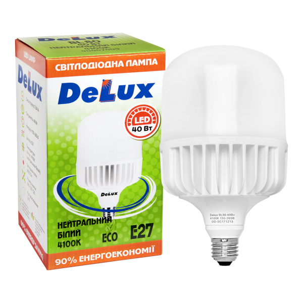 Світлодіодна лампа DELUX BL 80 40w Е27 6500K R