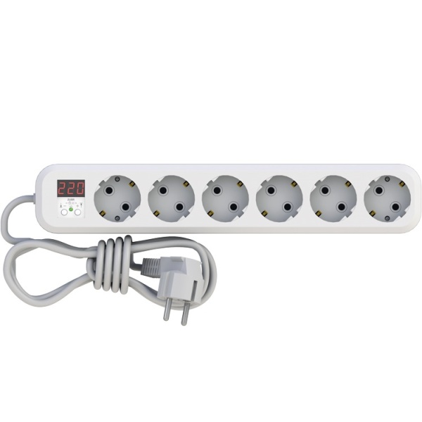 Побутове реле напруги ZUBR P6 16Y з подовжувачем