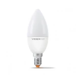LED лампа з регулюванням яскравості VIDEX C37eD3 6W E14 4100K 220V (VL-C37eD3-06144)