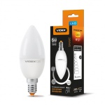 LED лампа з регулюванням яскравості VIDEX C37eD3 6W E14 4100K 220V (VL-C37eD3-06144) - Зображення 2