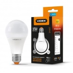 LED лампа з регулюванням яскравості VIDEX A65eD3 15W E27 4100K 220V (VL-A65eD3-15274) - Зображення 2