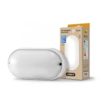 LED світильник (ЖКГ) овальний VIDEX 12W 5000K 220V білий сенсорний 20шт (VL-BHO-125PW-S) - Зображення 4
